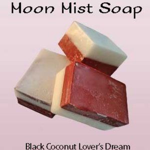 Black Coconut Lover's Dream  - Handmade Homemade Bar Soap - 6 ounce bar